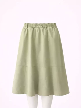 دامن زنانه پاییزی کلوش ماچا (matcha) سین استایل