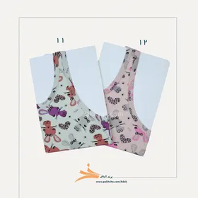 تاپ دخترانه نخ پنبه چاپدار برند آداک