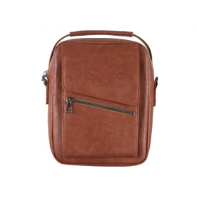 کیف رودوشی چرمی گوگانا مدل GOOGANA - GOOG427 (عسلی)