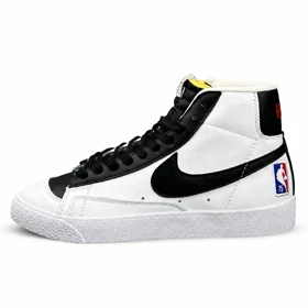 کفش کتانی خارجی مردانه مدل بلیزر سفید مشکی قرمز nike blazer ( مستر کوالیتی)