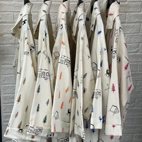 تونیک زنانه لینن طرح ماشین