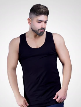 زیرپوش مردانه رکابی سفید و مشکی