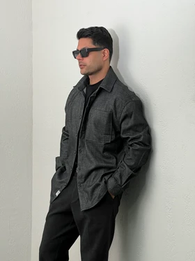 پیراهن مردانه پشمی جناغی mc