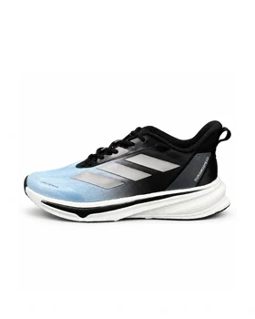 کفش کتانی مردانه مدل آدیداس ورزشی با زیره بست مشکی آبی Adidas New