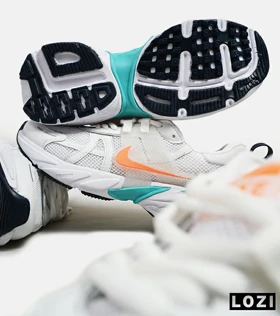 کفش کتانی مردانه و زنانه سفید نارنجی Nike cushlon