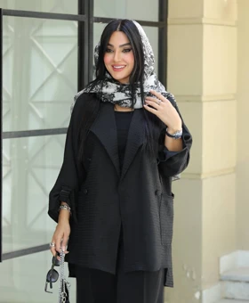 مانتو کتی تابستانه تیدال (سایز بزرگ)