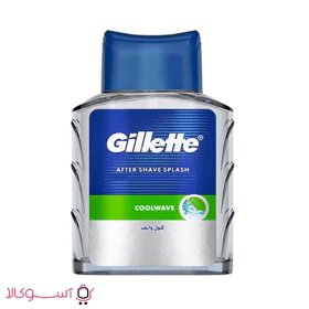 افترشیو ادکلنی ژیلت مدل cool wave حجم 100 میل