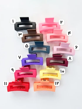 کلیپس مو شمعی مستطیل