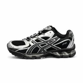 کفش کتانی مردانه مدل اسیکس مشکی طوسی ASICS