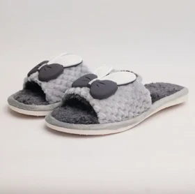 پاپوش مدل پاپیون طوسی کد 294875