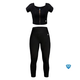 تاپیک ست ورزشی sweatproof crop and sport legging black