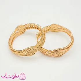 گوشواره حلقه‌ای پهن و بزرگ زنانه ژوپینگ