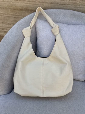 کیف کتان گره‌ای 2575 (کرم)