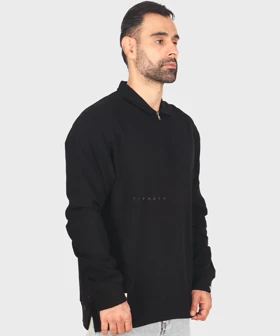 تیشرت آستین بلند مردانه نیم زیپ 4221