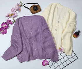 ژاکت 4 دکمه طرحدار کد 40177