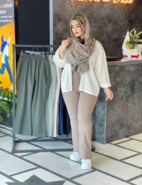 شلوار کتان دمپا مارال کد : 13225