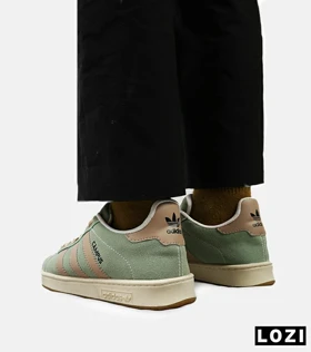 کفش کتانی مردانه و زنانه سبز کرم ADIDAS Campus مدل 5004