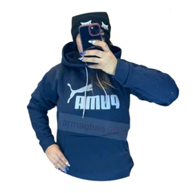 هودی اسپرت پوما زنانه توکرکی مناسب فصلWomen's sports puma hoodie suitable for the season