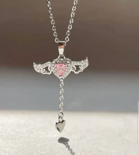 گردنبند قلب بالدار آنجل