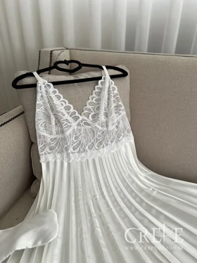 لباس خواب پیراهنی پلیسه ema