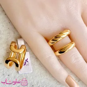انگشتر زنانه درشت YSX طلایی