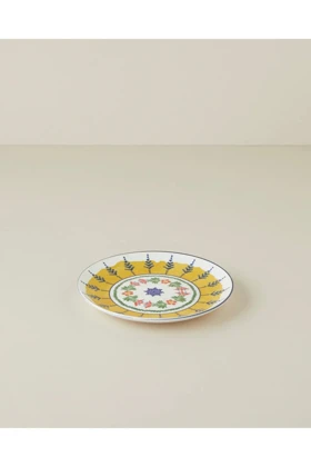 بشقاب کیک English Home مدل Talavera Glow - سفید