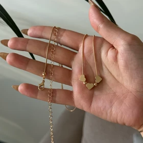 زنجیر کمر قلب استیل