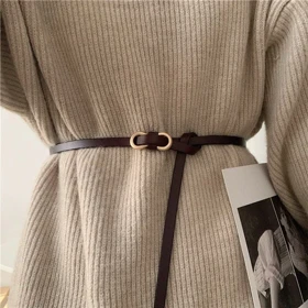 کمربند گره‌ای مشکی دوبر