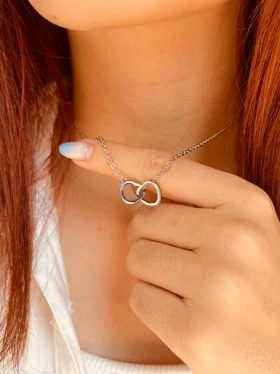 گردنبند دو قلب