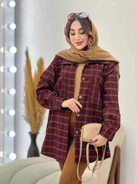 شکت چهارخونه دو جیب سوفیا