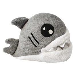 دمپایی حوله‌ای مدل اسلیپر طرح کوسه طوسی