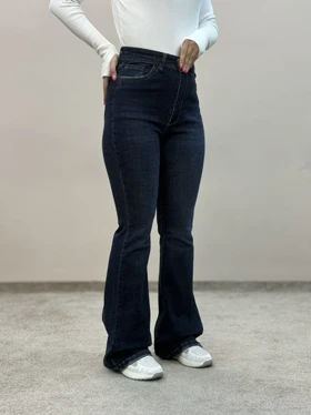 شلوار جین بوتکات سرمه ای 8354