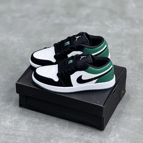 کفش نایک ایر جردن وان لو سبز مشکی Nike Air Jordan 1 Low Green Black