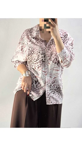 شومیز پری پلنگی زنانه 80069