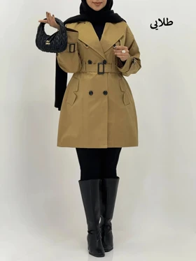 3707-بارانی آستردار دانهیل (ایراددار)