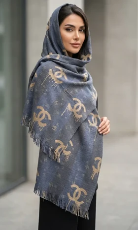 شال زمستانی کوکو شنل | ریزبافت، مناسب مهمانی و روزمره