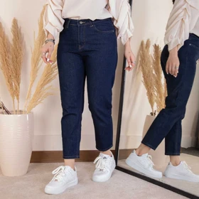 شلوارجین دخترونه مام فیت 14637 ZARA