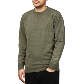 پلیور بافت یقه گرد مردانه مدل 6598517