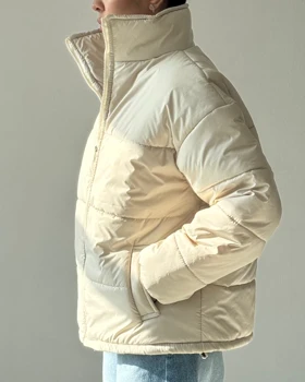 کاپشن یقه ایستاده کد 130078