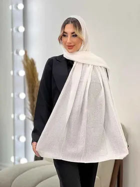 شال پلیسه ساده