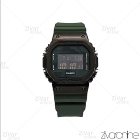 ساعت جی شاک GM5600 مردانه چند ضلعی صفحه دیجیتالی سبز مشکی 105827