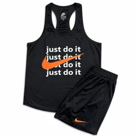 ست تاپ و شلوارک ورزشی just do it کد 51053