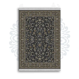 فرشینه از جنس پارچه هازان مخمل ترک طرح سنتی و مدرن برند دفه کد DAMG448
