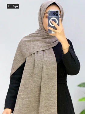 شال بافت شادن کد 1020218 (موکا)