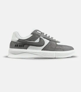 کفش کتانی طوسی سفید نایک NIKE AIR FORCE Custom