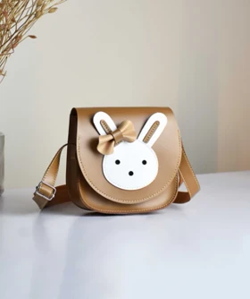 کیف دوشی بچگانه خرگوش چرمی