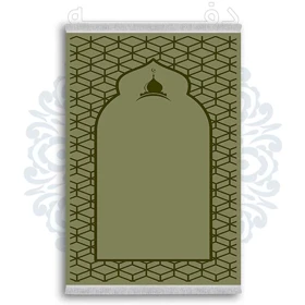 فرشینه از جنس پارچه هازان مخمل ترک طرح سجاده برند دفه کد DSJ 38