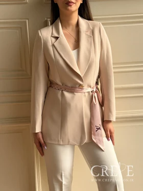 کت تک دکمه کمردار دیور