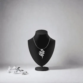 پلاک اسم مجتبی و زنجیر