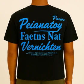 تیشرت باکسی پنبه چاپی